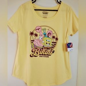 Bob and Patrick Bikini Bottom Tshirt,Size Large NWT..love this shirt 🥰